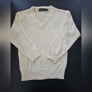 Vintage - 70's Silk Blend JF Adam's Cream Top - NWOT